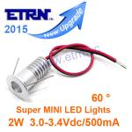 Newest 2W DC3.0-3.4V Round Super MINI LED Downlights Cabinet Light Spotlights