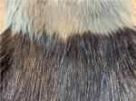 Short Style Violet Ombre Ladies Faux Fur Coats Collarless Fashion Design
