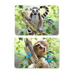 Animal 3D Lenticular Plastic Placemat For Promotion 28 * 38cm