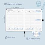 10.5X8.5inch Hardcover Academic Planner From Jul 2023 To Jun 2023