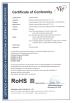 Lijing International Optical Equipment Factory Certifications