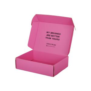 Wholesale Pink Flap Top Cardboard Shipping Box For Wig Hair Extension from china suppliers