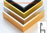 Decorative Aluminium Picture Frame Mouldings Extrusions , Aluminium Picture