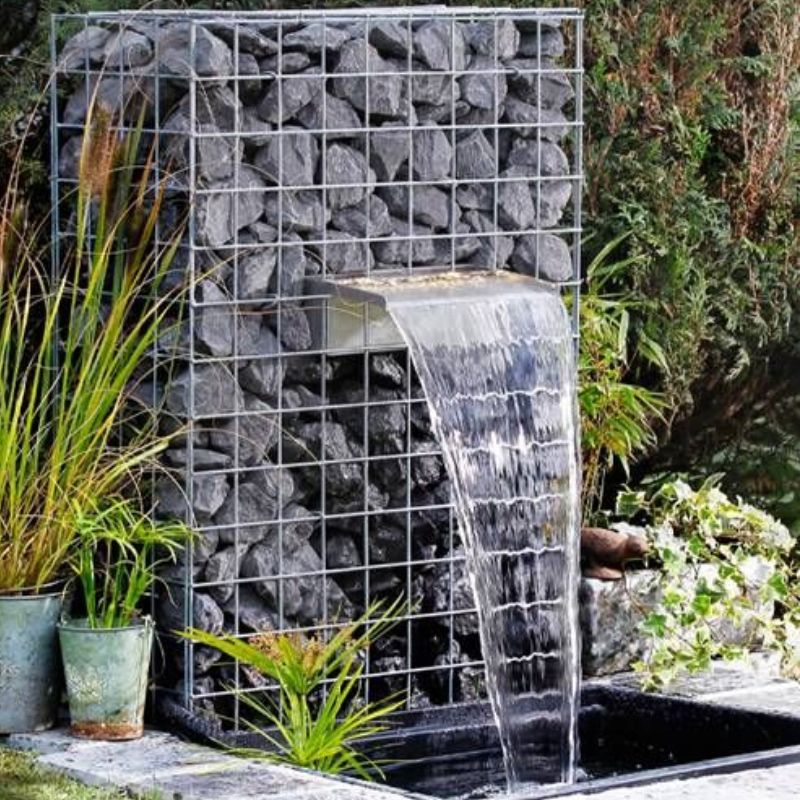 5mm Mesh Welded Wire Gabion Baskets Retaining Wall Design For Stone