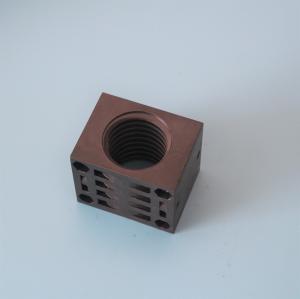 Wholesale Monforts Stenter Spare Parts Black PEEK Carbon Width Adjustment Nut Right Left 44*7 Standard Size from china suppliers