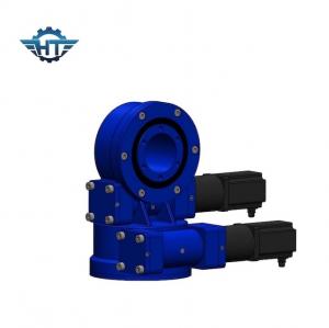 China SDE17 Worm Gear Slew Drive With Gear Motor For Dual Axis Solar Tracking System on sale