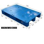 Food industry racking plastic pallet Euro rubber-slip cold storage plastic