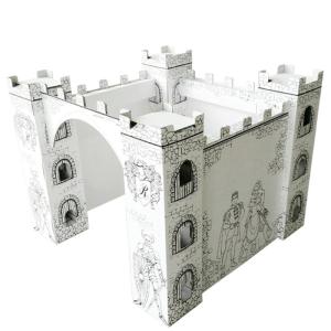 Wholesale Kids Foldable Cardboard Playhouse To Colour CPSIA Certified Cardboard Box Playhouse from china suppliers
