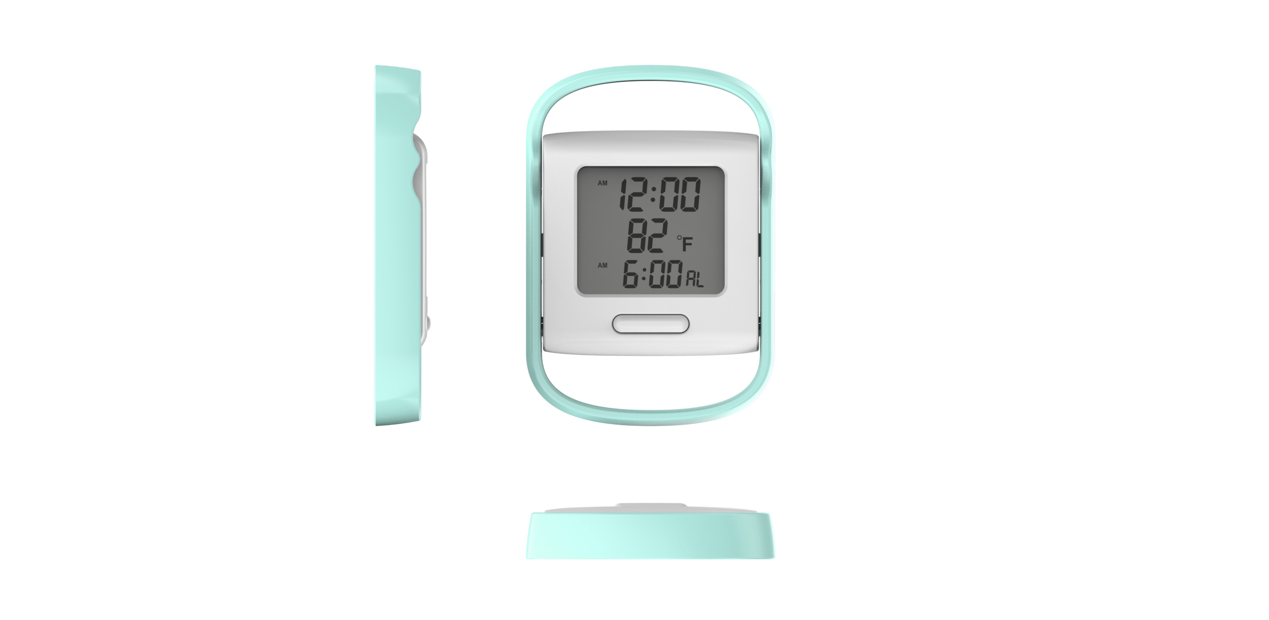 Customized Plastic Digital Led Clock With Modern Sunrise Alarm