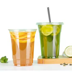 Wholesale Oripack Disposable Boba Cups 32 Oz Pet Plastic Cups Heat Sealing from china suppliers