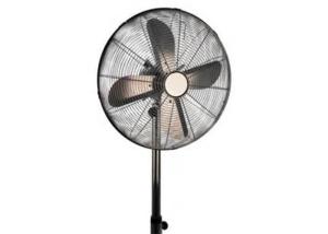Wholesale Indoor 16'' Retro Floor Standing Fan Three Speed Oscillating Moving Metal Chrome from china suppliers