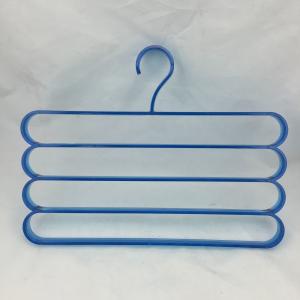 Wholesale Blue Multifunctional Plastic Clothes Hangers , Living Room Portable Clothes Rack from china suppliers