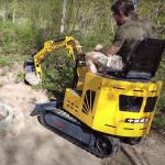 1200kg CE Mini Crawler Excavator Hydraulic Small Excavation Machine