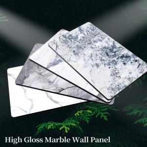 Wholesale Modern Luxury Marble Wall Panel Bamboo Charcoal Co-Extruded Wood Veneer Panels from china suppliers