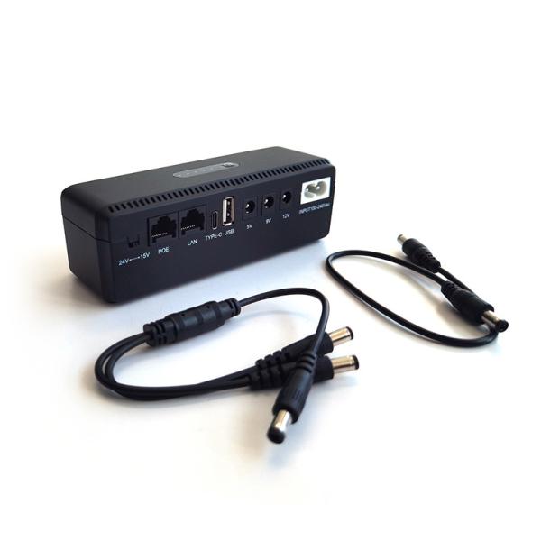 OEM ODM 10400mah 14000mah UPS Backup Power Battery Capacity Mini UPS For WiFi