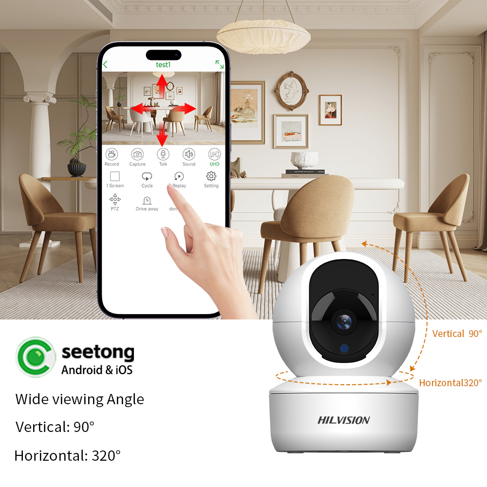 Privacy Protection Surveillance Camera with TF Card Support and Two Way Talk Function