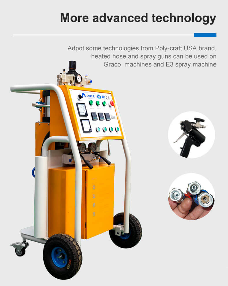 IOS Hydraulic Polyurea Spray Machine Pneumatic Driven CNMC-R