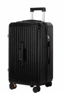 Wholesale Carry-On Luggage Cup Holder USB Charging Port Hard Side Luggage Spinner Wheels Lightweight Luggage For Travel Business from china suppliers