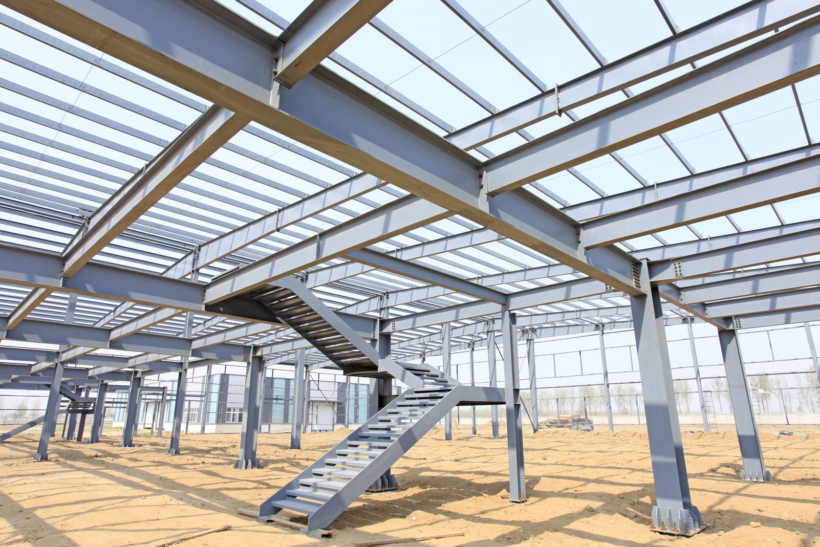 Light Steel Main Frame High Rise Building for Warehouse Workshop Office Prefab House