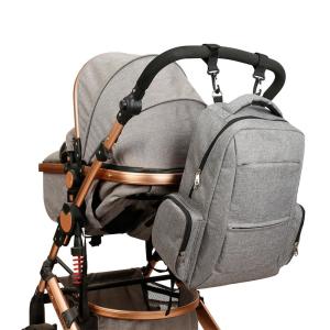 Wholesale Oxford Diaper Travel Pouch Bag Backpack With Usb Charging Port 0.9kg from china suppliers
