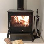 Fireplace Real Fire Wood Burning Domestic Heating Cast Iron European American