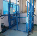 0.5m/s 2000KG Outdoor Cargo Elevator Lift Spray Steel Plate