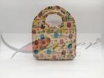 Multi Colors Teenager Small Picnic Cooler , Personalized Neoprene Lunch Tote
