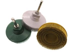 Wholesale 3m Tapered Bristle Disc Radial Bristle Brush Disc 75mm with Shank from china suppliers
