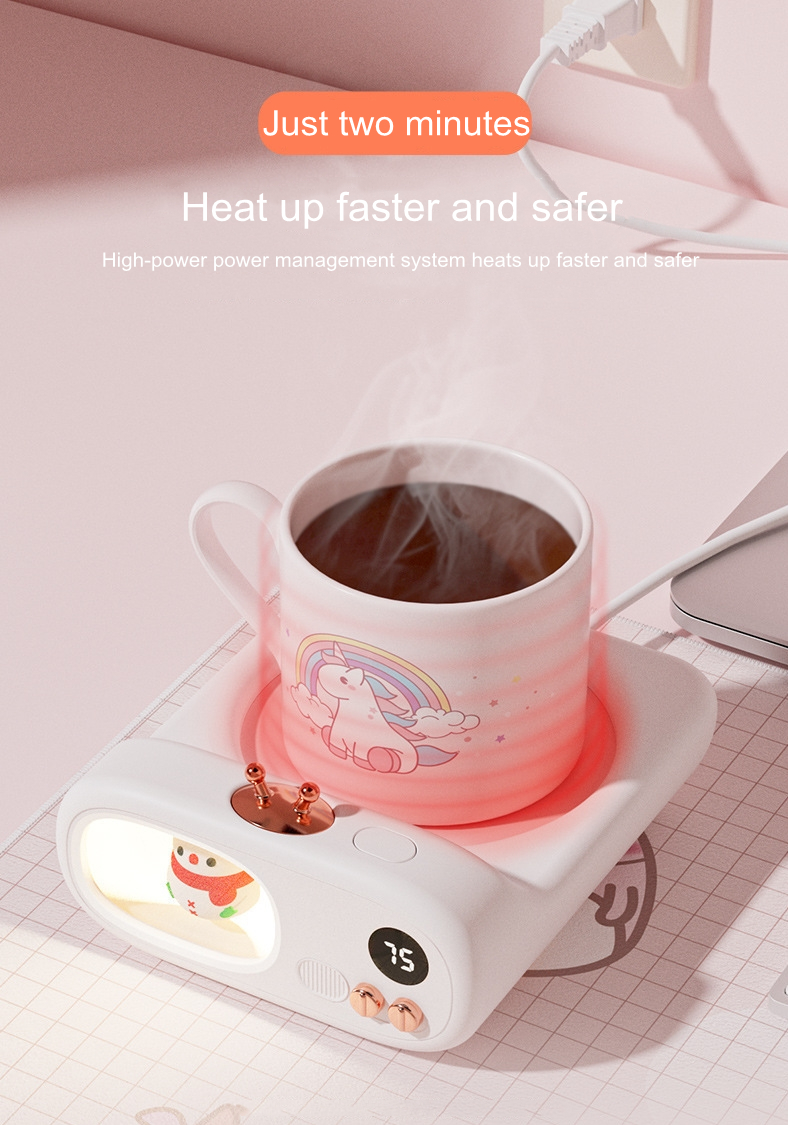 Cup Warmer Heat Beverage Mug Mat Keep Drink Warm Heater Heating Coaster Pad for Coffee Milk Tea 220V 20W