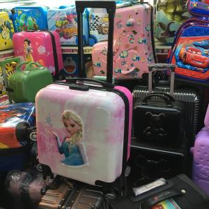 Wholesale 18 Inches Frozen Prinesess Kids Cartoon Luggage Smooth Rolling from china suppliers