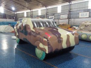 Wholesale PVC Tarpaulin Inflatable Sports Games Inflatable Humvee for Outdoor Paintball Field from china suppliers