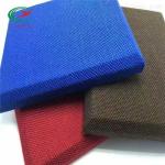 Wrapped Fiberglass Fabric Acoustic Panel Fireproof Eco Friendly