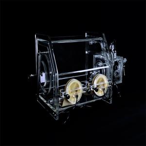 Wholesale Chemical Acrylic Vacuum Glove Box B Type 2 Ports Helium Gas from china suppliers