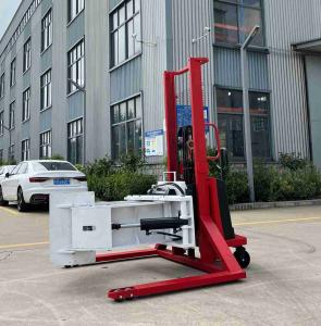 Wholesale 500kg 1.6m Durable Materials User-Friendly Operation Paper Roll Semi Electric Stacker from china suppliers