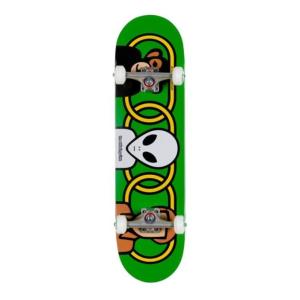 Wholesale YOBANG OEM Alien Workshop Missing Link Green Complete Skateboard - 8.25&quot; x 31.625&quot; from china suppliers