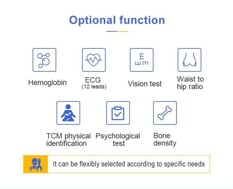 15.6 Inch Screen Intelligent Health Examination Kiosk