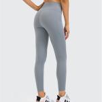 Hip Lifting High Waisted Tights Pants Nylon Women's Yoga Pants With Side Pockets