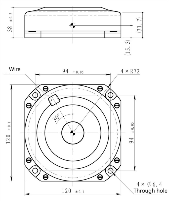 Compact and Efficient Gyroscope Sensor with ≤5(ppm) Scale factor non-linearity