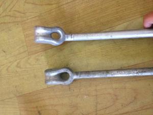 Wholesale Hot Dipped Galvanized Earth Ground Anchor Rod Single Thimble Eye CE Certification from china suppliers
