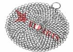 6'' SS Round Cookware Chainmail Scrubber Cleaning Cast Iron Pan