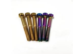 Wholesale Motorcycle Titanium Bolts Screws Round Head Bolts Din 912 M5 Titanium Screws from china suppliers
