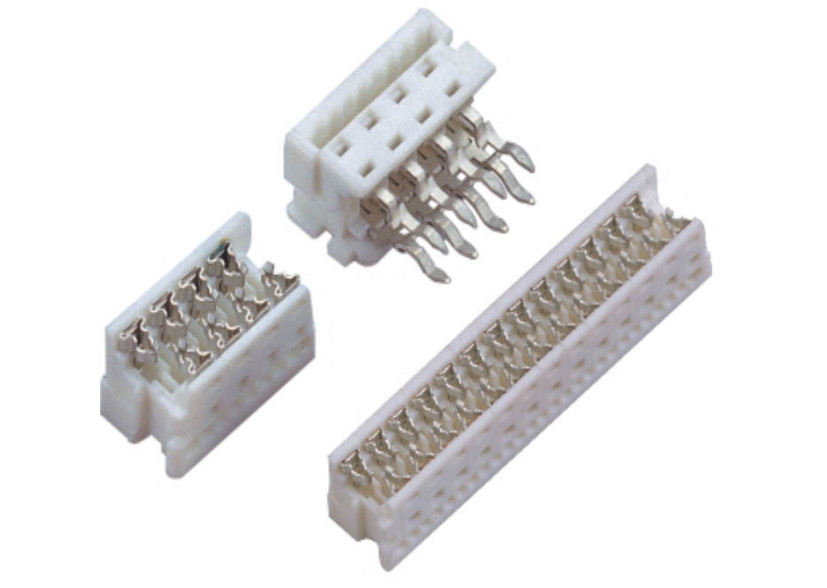 2mm Pitch Card Edge Connector , SMT Female Header Gold Plated For LED Screen