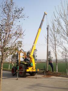 Wholesale High efficient wooden pole erecting pit boring machine from china suppliers