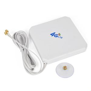 Wholesale 700-2700 MHz Outdoor Wifi 4G Wall Plate Mount Directional Antenna for and RG174 Cable from china suppliers