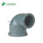PVC Pipe Fitting NBR5648 PVC Equal Tee for 45deg Angle Female Connection