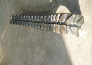 Wholesale Joint Free Mini CAT Tracks , 48mm Pitch Rubber Tank Tracks 250 X 48 X 72 Size from china suppliers