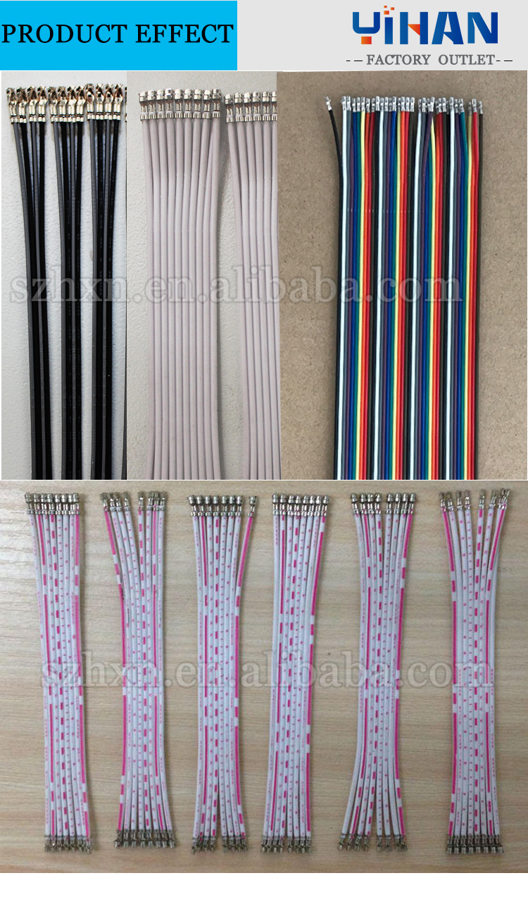 Automatic 22AWG 2P 4P 6P 8P 10P 12P 20Pin Flat Ribbon Cable Terminal Crimping Machine