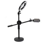 Outdoor Plastic Led Selfie Ring Light , ODM OEM Mobile Phone Stent