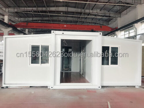 Foldable Prefab Container Homes with Modern Design Style and Aluminum Alloy Windows