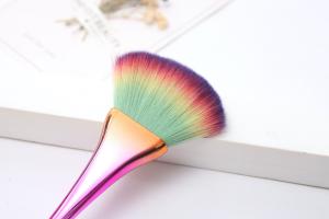 Wholesale Multicolor Plastic Long Handle Kabuki Makeup Brush from china suppliers